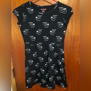 Girls Short Sleeve Cat & Jack Size Large Sloth Dress